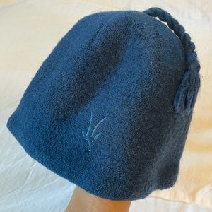 Navy Ibex Wool Winter Hat